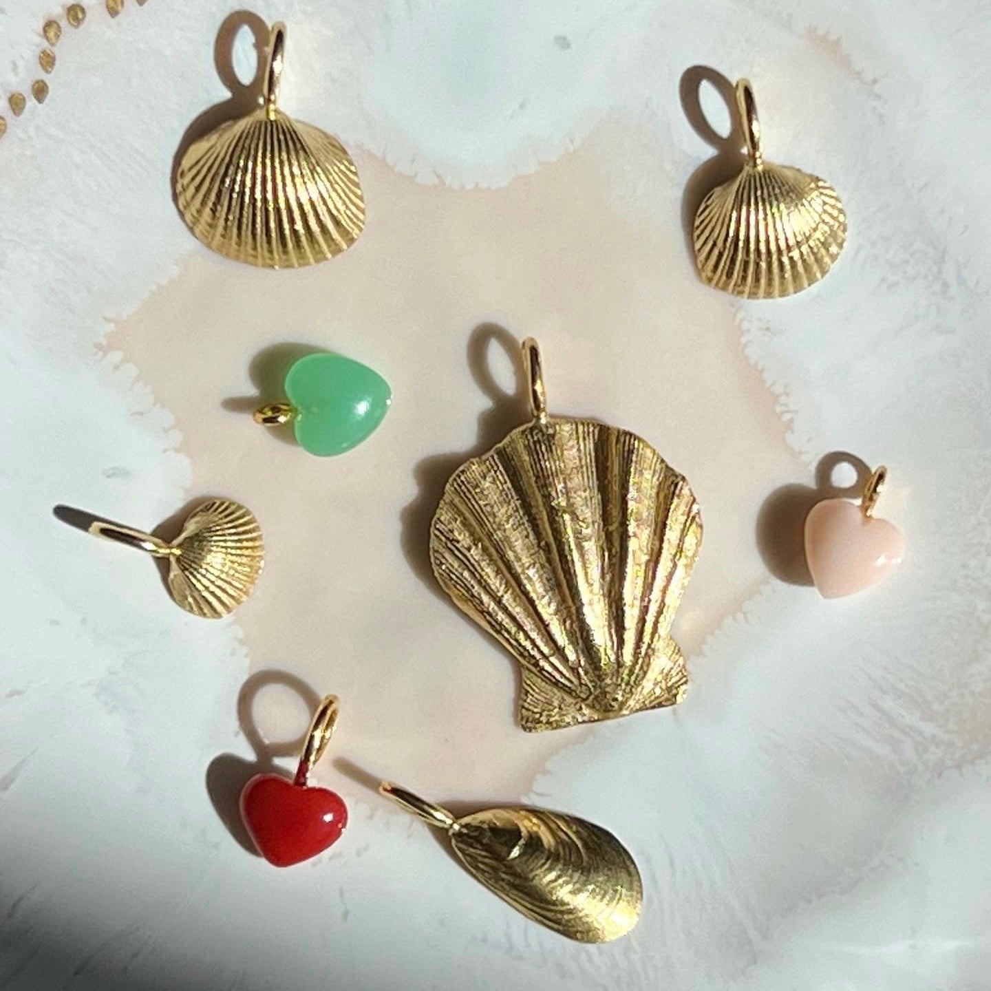 Green Chrysopras Heart Pendant