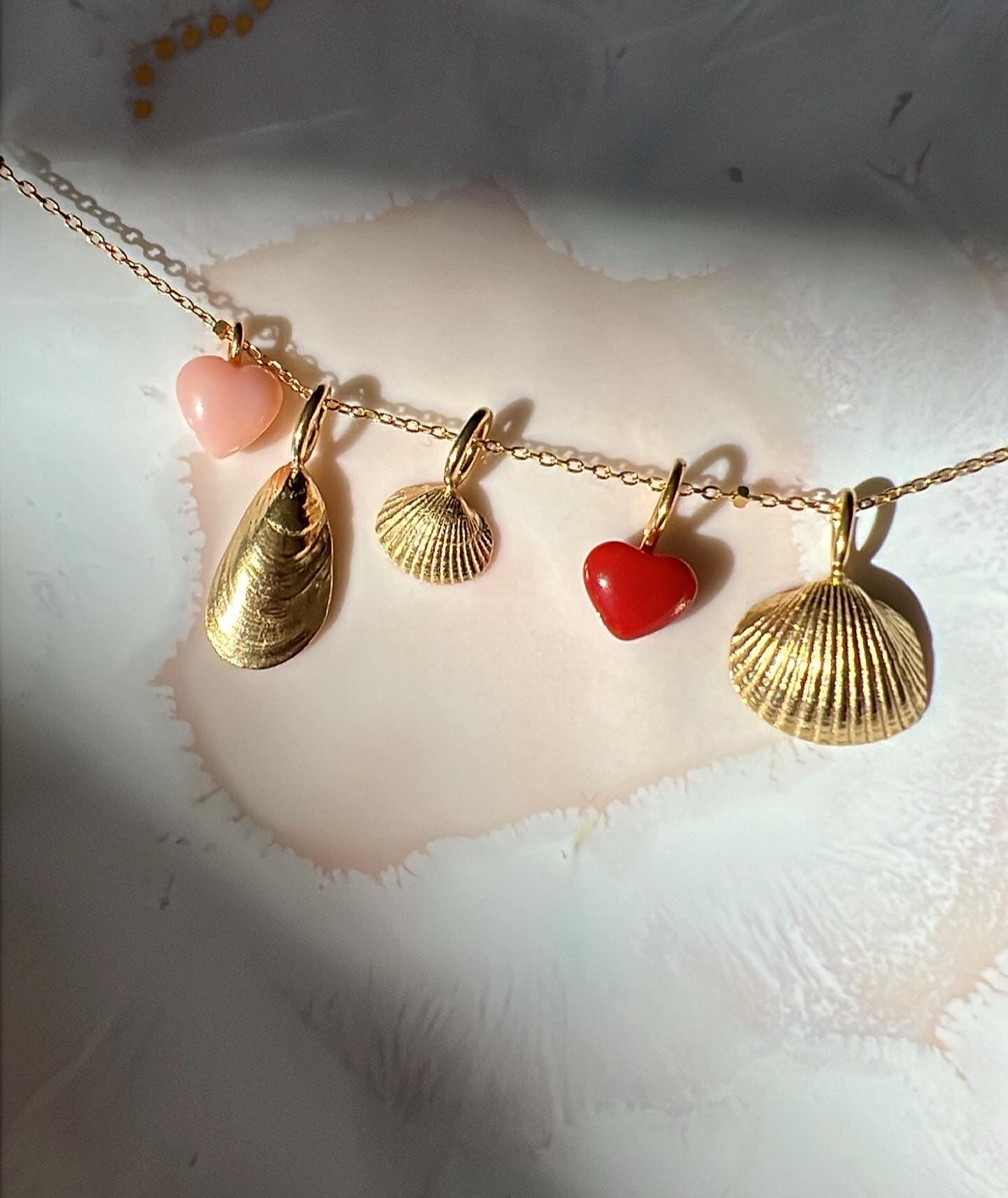 Red coral heart