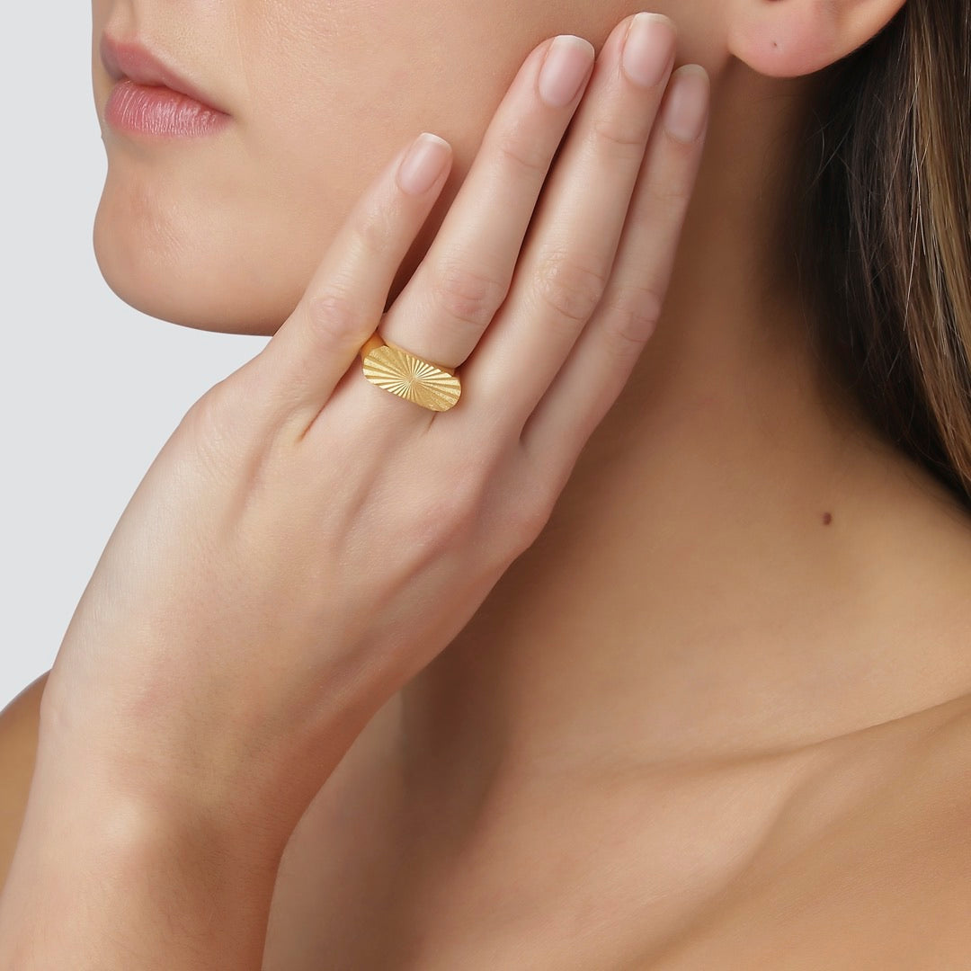 Giulia Signet Ring Matte