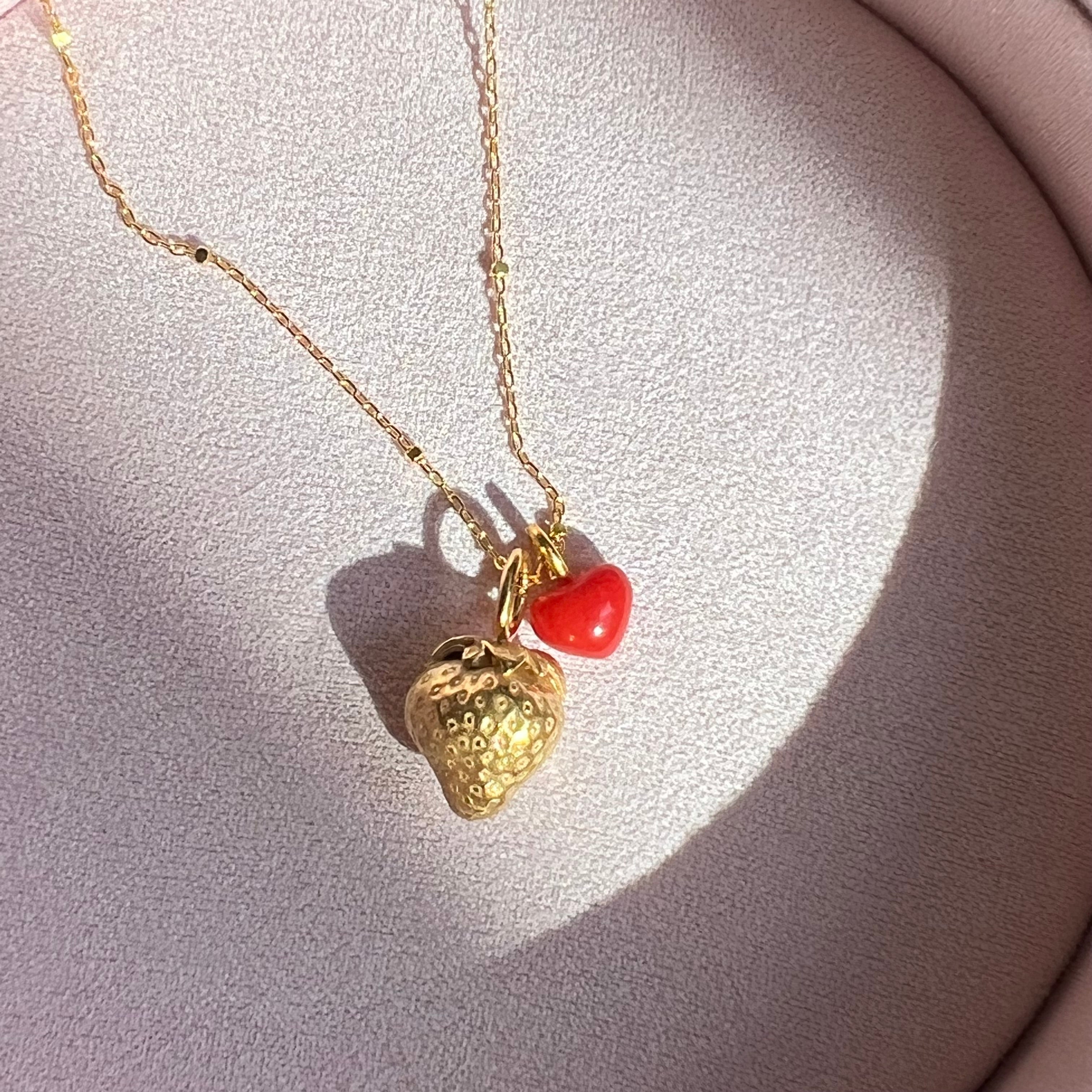 Strawberry Love Necklace