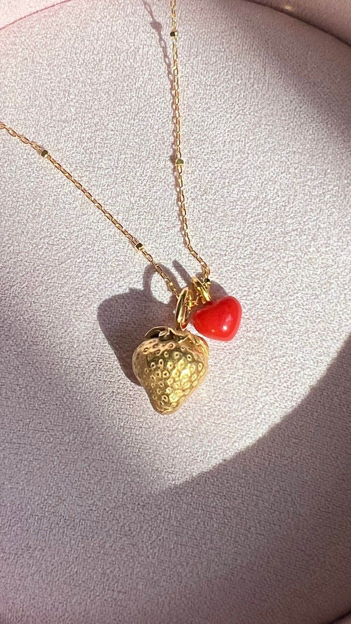 Strawberry Love Necklace