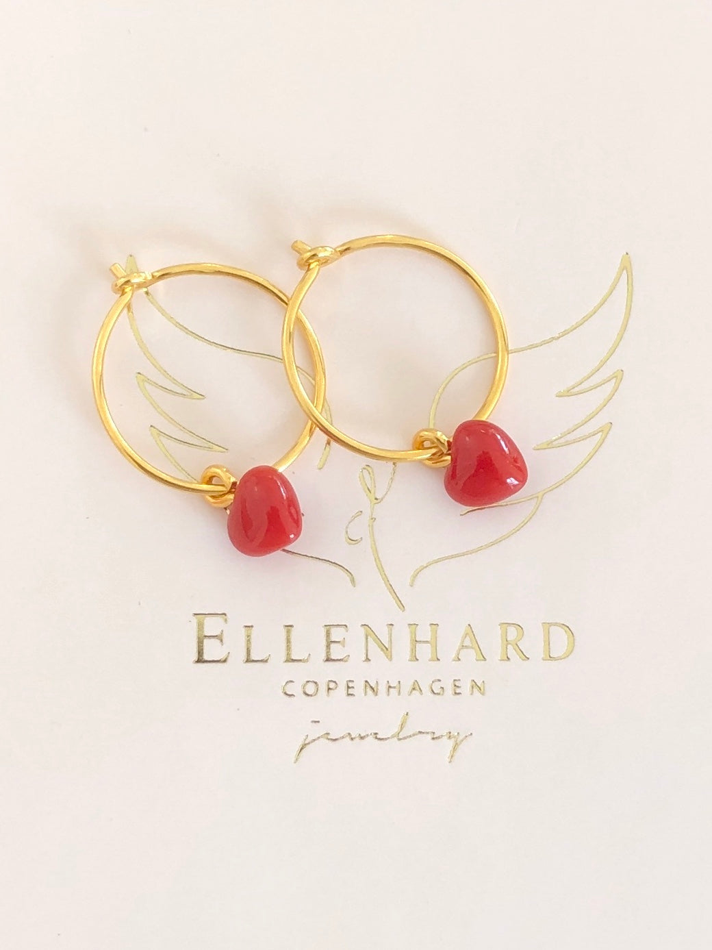 Coral Heart Hoops